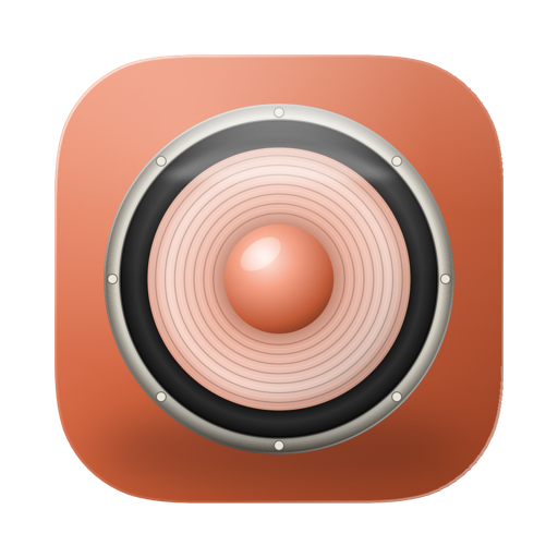 The Agate icon: a speaker cone